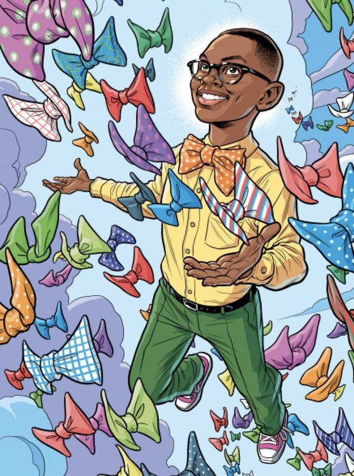 The Brilliant BusinessKids course book is in comic form and colourfully explains the stories behind 12 startups founded by young people, like Moziah Bridges of Mo's Bows.