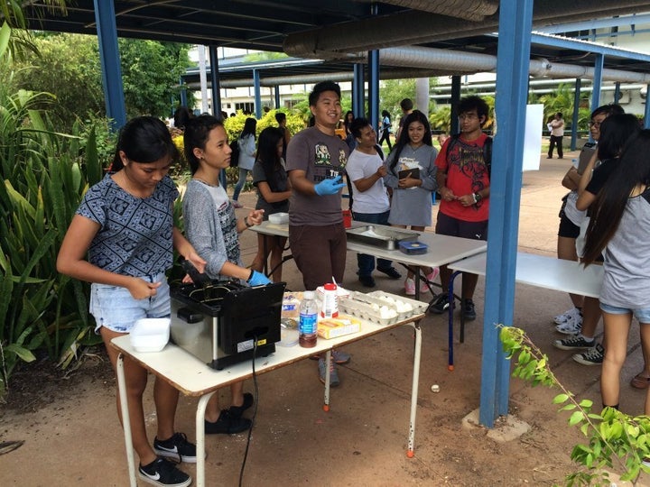 Students at Darwin High School compete annually in a small business competition.