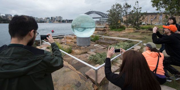 Thousands more people are expected to attend the Sculpture at Barangaroo exhibition this weekend.