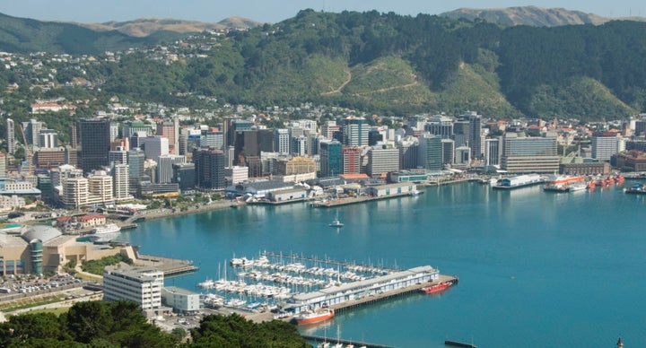 The harbour city, population 204,000, is ringed by steep hills.