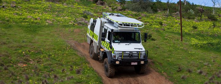 Perfect for the Australian environment, this firetruck is built to withstand the harshest of conditions.