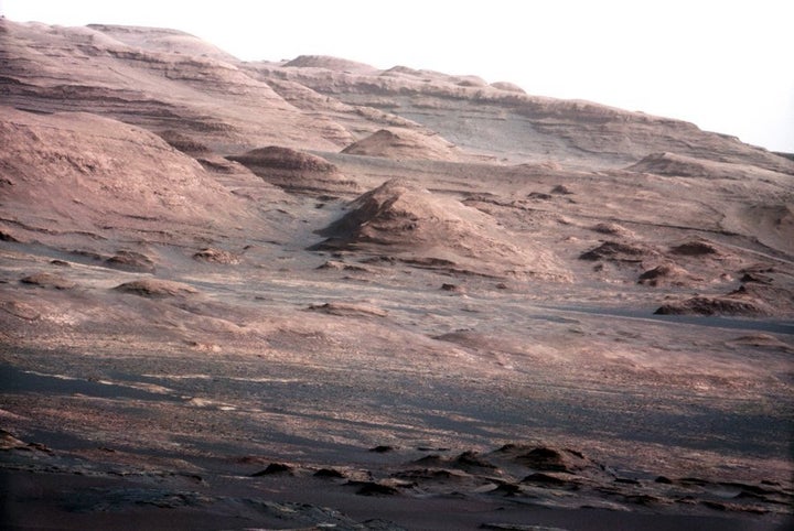 Interest in Mars has exploded since the Curiosity Rover landed on the red planet in 2012 and began sending back images such as this. This image shows the base of Mount Sharp.