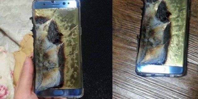 One of the large-screen smartphone Galaxy Note 7.