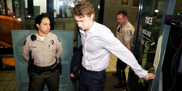 Brock Turner, the former Stanford swimmer convicted of sexually assaulting an unconscious woman, leaves the Santa Clara County Jail in San Jose, California, U.S. September 2, 2016.