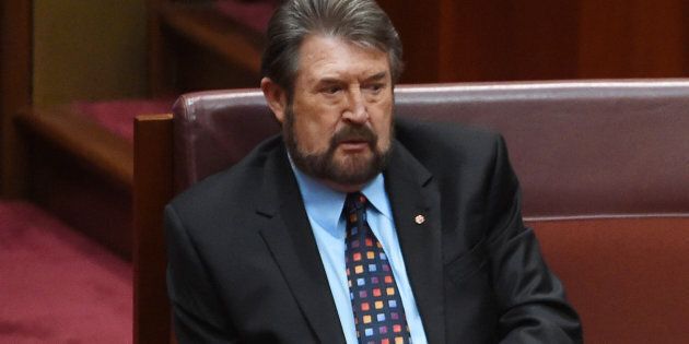 Justice Party Senator Derryn Hinch named and shamed five child sex offenders in his maiden Senate speech on Monday.