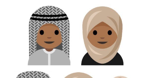 A depiction of the potential hijab emoji.