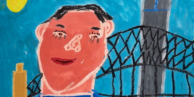 Alexander Bennett's award-winning portrait of his mate Jihan.