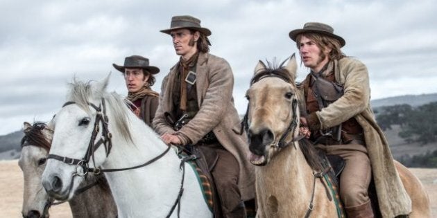 Bushrangers from the film 'The Legend of Ben Hall.'