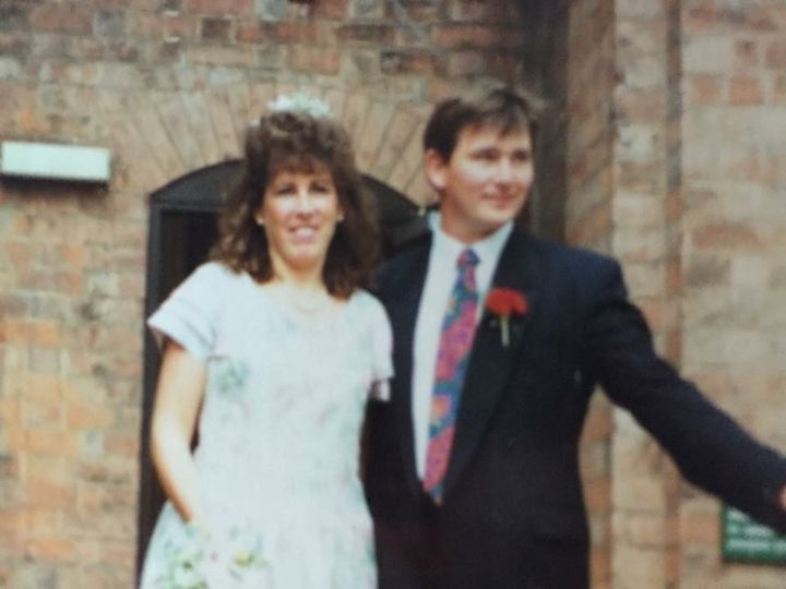 Christine and Chris Robinson, 25 years ago.