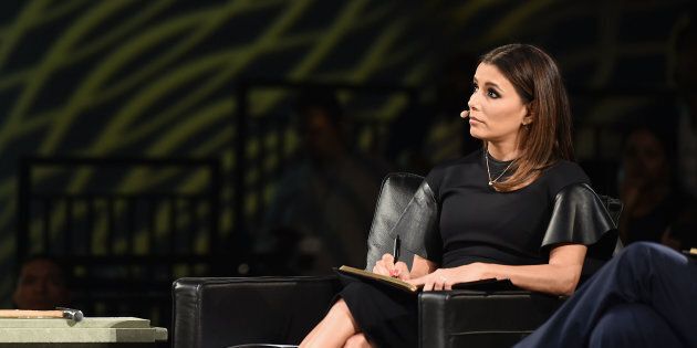NEW YORK, NY - JULY 14: Judge, Eva Longoria on stage at Chivas' The Venture Final Event on July 14, 2016 in New York City. (Photo by Michael Loccisano/Getty Images for Chivas The Venture)