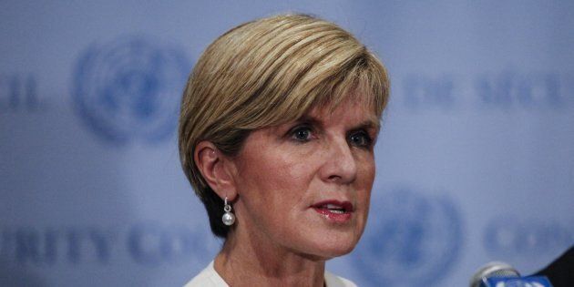 Julie Bishop believes all options must be on the table in the Syrian conflict.