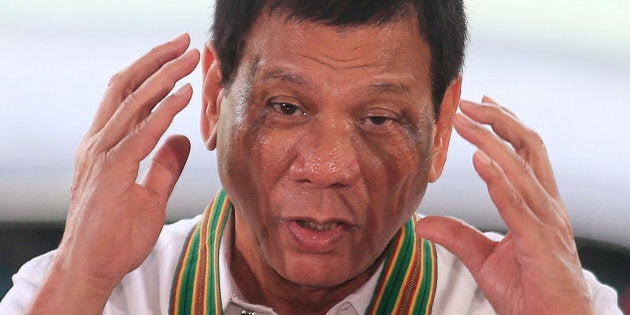 Philippines President Rodrigo Duterte.