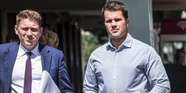 Gable Tostee (R) has plead not guilty to the murder of Warriena Wright.