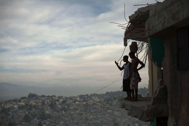 Much of Port-au-Prince in Haiti was destroyed by an earthquake that killed around 250,000 people.