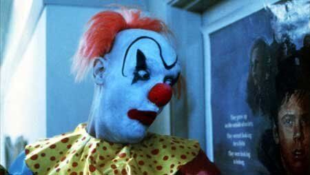 A scene from the horror film Clownhouse. Don't be distracted by the eye makeup, these guys were on a rampage.