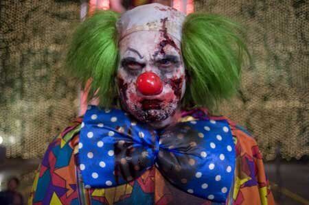 Is this the ugliest/scariest clown of all? Zombieland only featured one clown but he takes the cake.