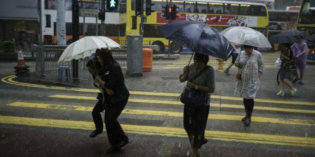 Residents in Hong Kong are preparing for the impact of Typhoon Haima.