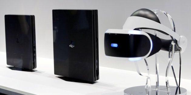 Sony's PlayStation 4, PlayStation 4 Pro and PlayStation VR headset.