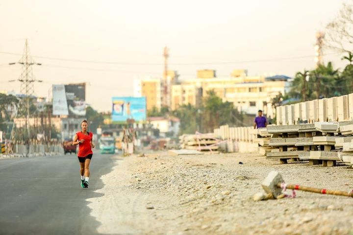 Samantha Gash battled exhaustion, dehydration, illness and injury on her run through India.