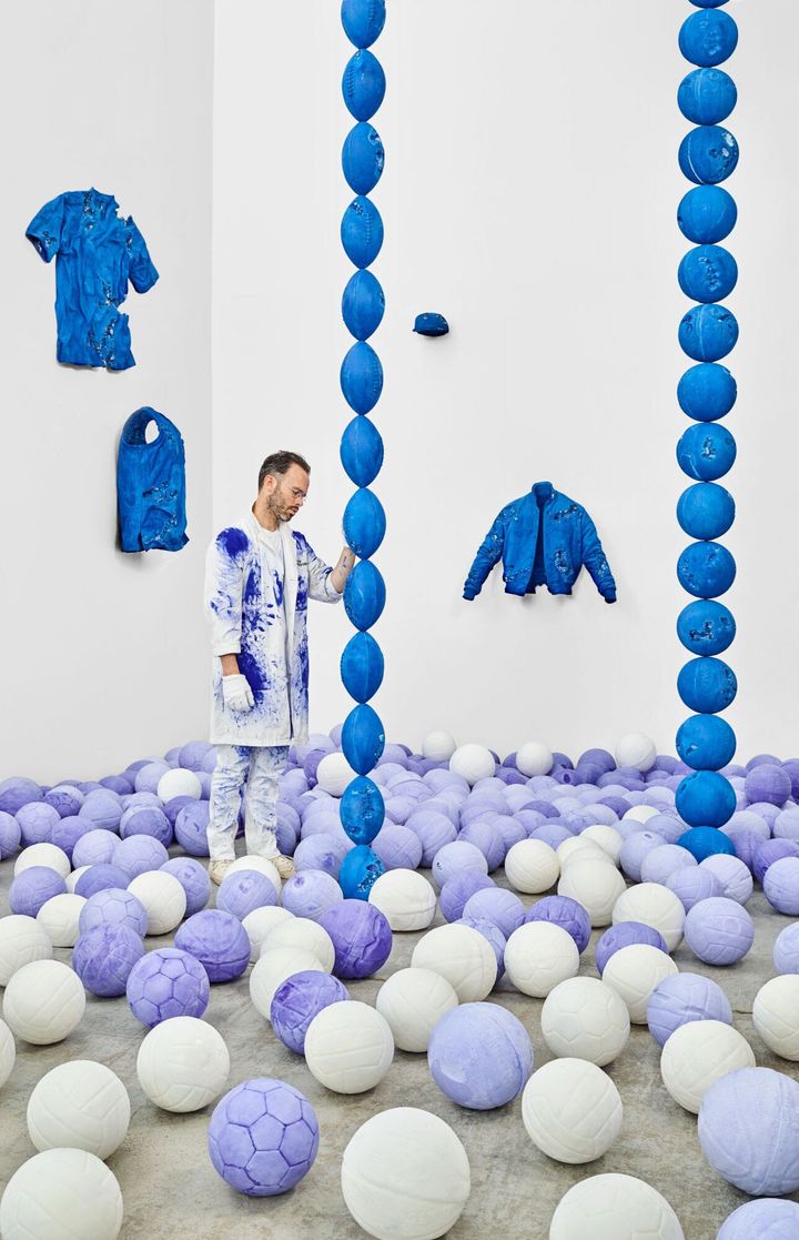 Daniel Arsham's In Colour exhibition was his first showing after using EnChroma glasses.