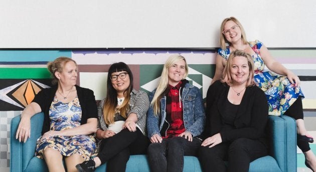 The team at Girl Geek Academy, who are raising the profile of women in technology and trying to encourage young women to enter the industry.