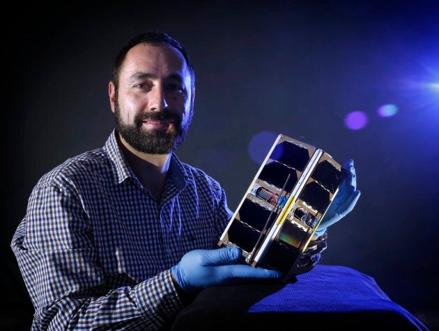 Deputy director of ACSER, Elias Aboutanios, has high hopes for the UNSW-EC0 cubesat he helped build.