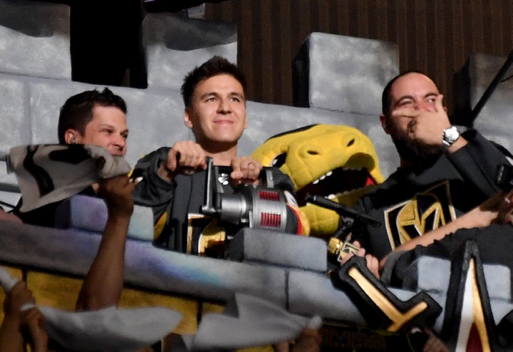 James Holzhauer, pictured an NHL Stanley Cup playoff game in April, is a lifelong Cubs fan who always wanted to be a wheeling