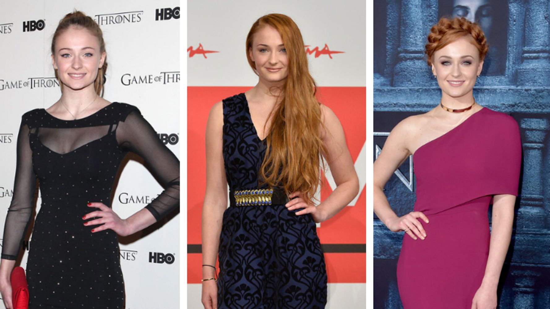 Sophie Turner in Louis Vuitton at the 'Game Of Thrones' Season 7 LA Premiere
