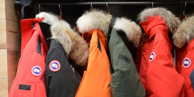 What is a canada cheap goose jacket made of