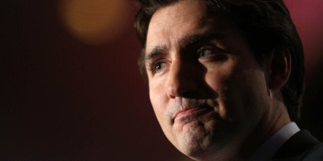 TORONTO, ON- MARCH 9 - Liberal Leader Justin Trudeau speaks at the Royal York Hotel about 'Liberty in a culturally diverse society.' while addressing the McGill Institute for the Study of Canada in the Canadian Room at the Royal York Hotel in Toronto. March 9, 2015. (Steve Russell/Toronto Star via Getty Images)