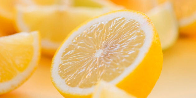 Close-up of lemon