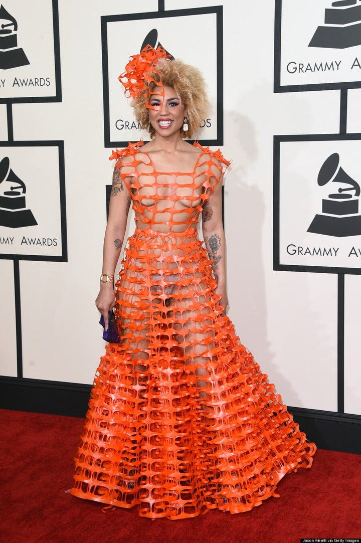 Joy villa store dress at grammy