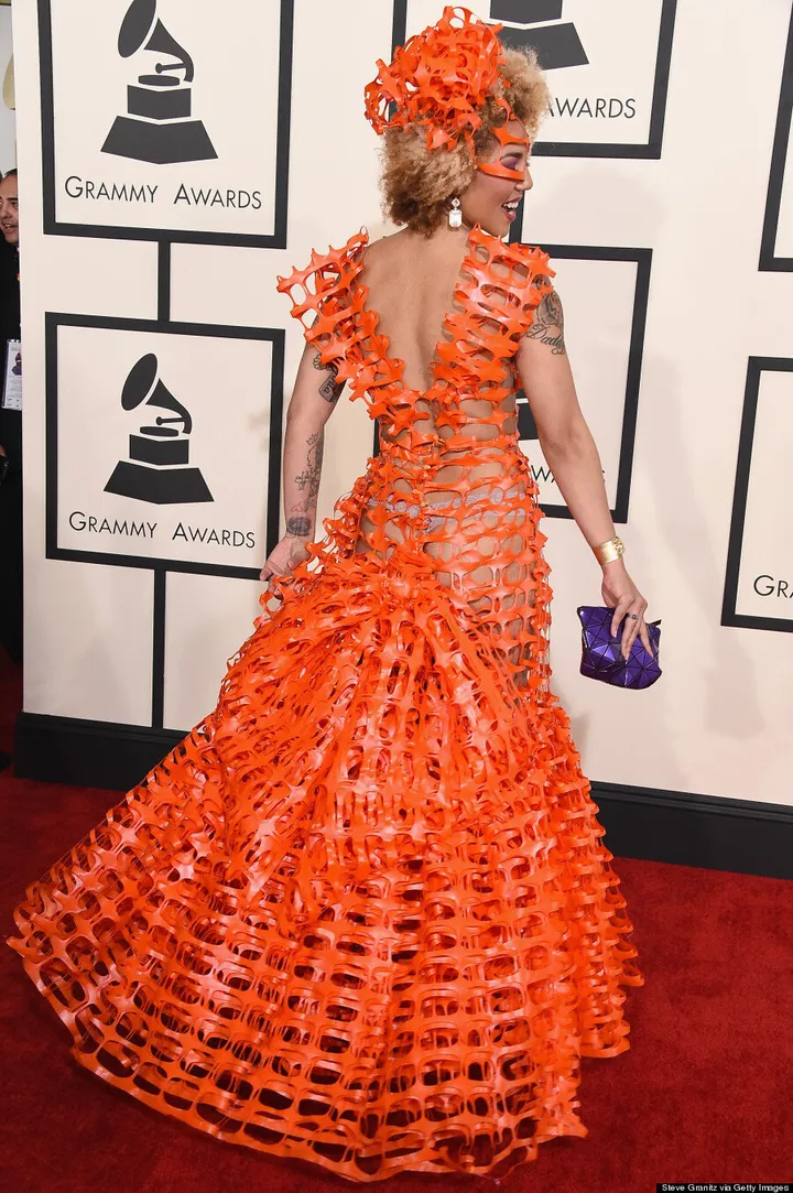 Joy villa on sale grammy dress 2015