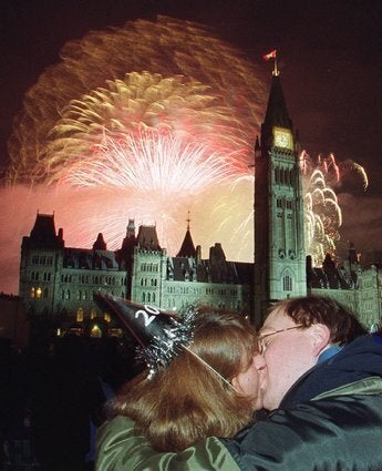 Canada welcomes the new millennium