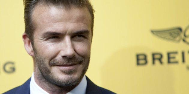 Harper Beckham smiles while out with David Beckham in Kensington - Mirror  Online