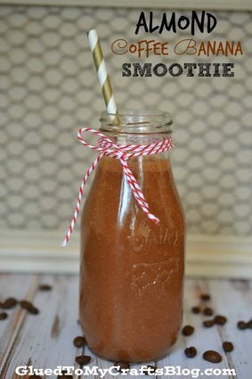 Almond Coffee Banana Smoothie