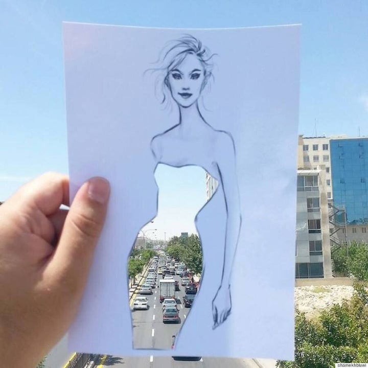 This Illustrator Has Combined Landscape And Fashion In The Most Beautiful  Way Possible