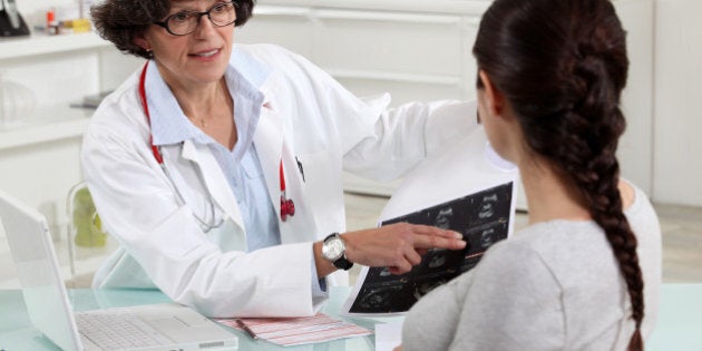 female doctor with patient