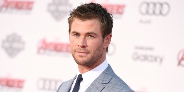 Chris Hemsworth arrives at the Los Angeles premiere of