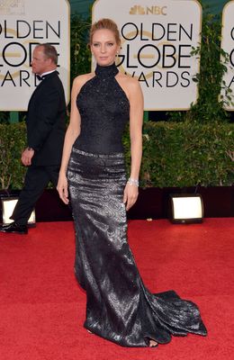 Zooey Deschanel - Golden Globes 2014 Red Carpet: Photo 3029106, 2014  Golden Globes, Zooey Deschanel Photos