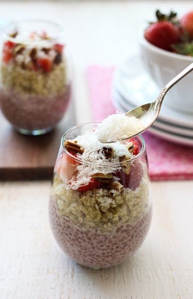 Strawberry Chia And Quinoa Breakfast