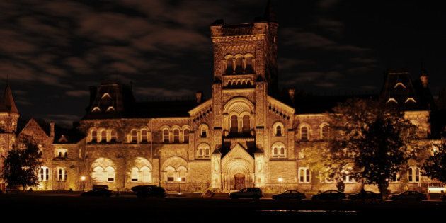 University College, the main building of the University of Toronto, constructed in the 1850s.