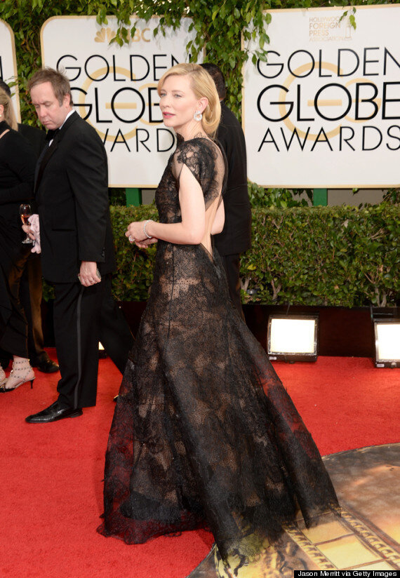 cate blanchett 2014 golden globes dress