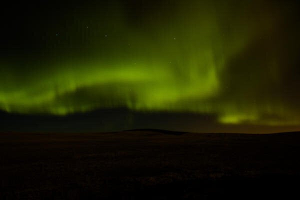 Calgarians take in stunning northern lights display over the weekend