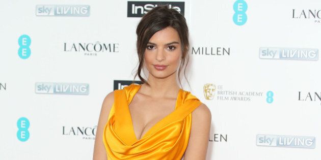 LONDON, ENGLAND - FEBRUARY 02: Emily Ratajkowski attends the InStyle: The Best of British Talent Pre-BAFTA party at The Ace Hotel on February 2, 2015 in London, England. (Photo by Mike Marsland/WireImage)