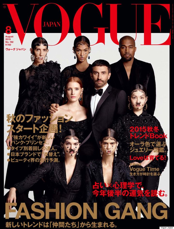 Vogue Japan S Star Studded Cover Includes Kendall Jenner Kanye West And Jessica Chastain Huffpost Null