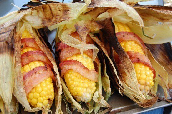 Bacon Wrapped Corn