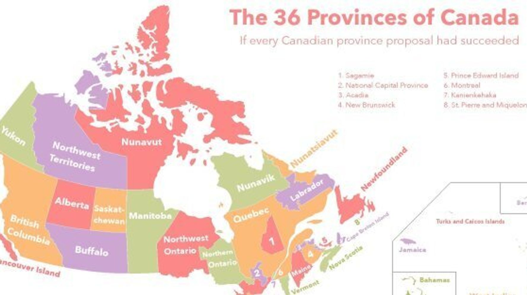 if-canada-had-36-provinces-it-might-look-like-this-huffpost-canada-news