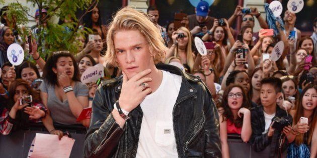 TORONTO, ON - JUNE 21: Cody Simpson arrives at the 2015 MuchMusic Video Awards at MuchMusic HQ on June 21, 2015 in Toronto, Canada. (Photo by George Pimentel/WireImage)