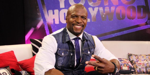 LOS ANGELES, CA - JANUARY 09: (EXCLUSIVE ACCESS) Terry Crews visits the Young Hollywood Studio on January 9, 2015 in Los Angeles, California. (Photo by Mary Clavering/Young Hollywood/Getty Images)